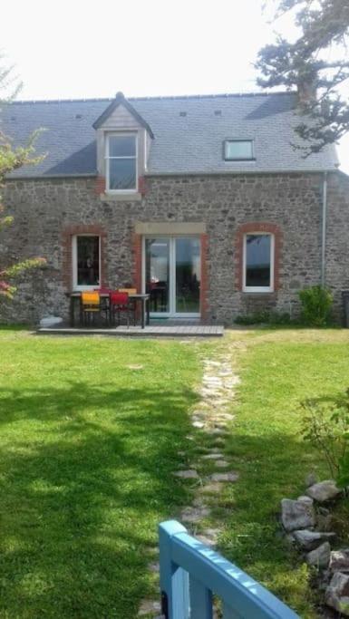 Vue Mer Pour Une Escale En Baie Du Mt-St-Michel Cherrueix Exterior foto